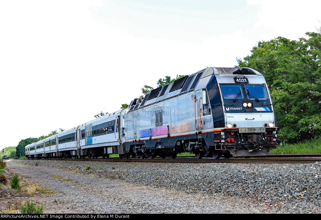 NJT 4531 on train 5179